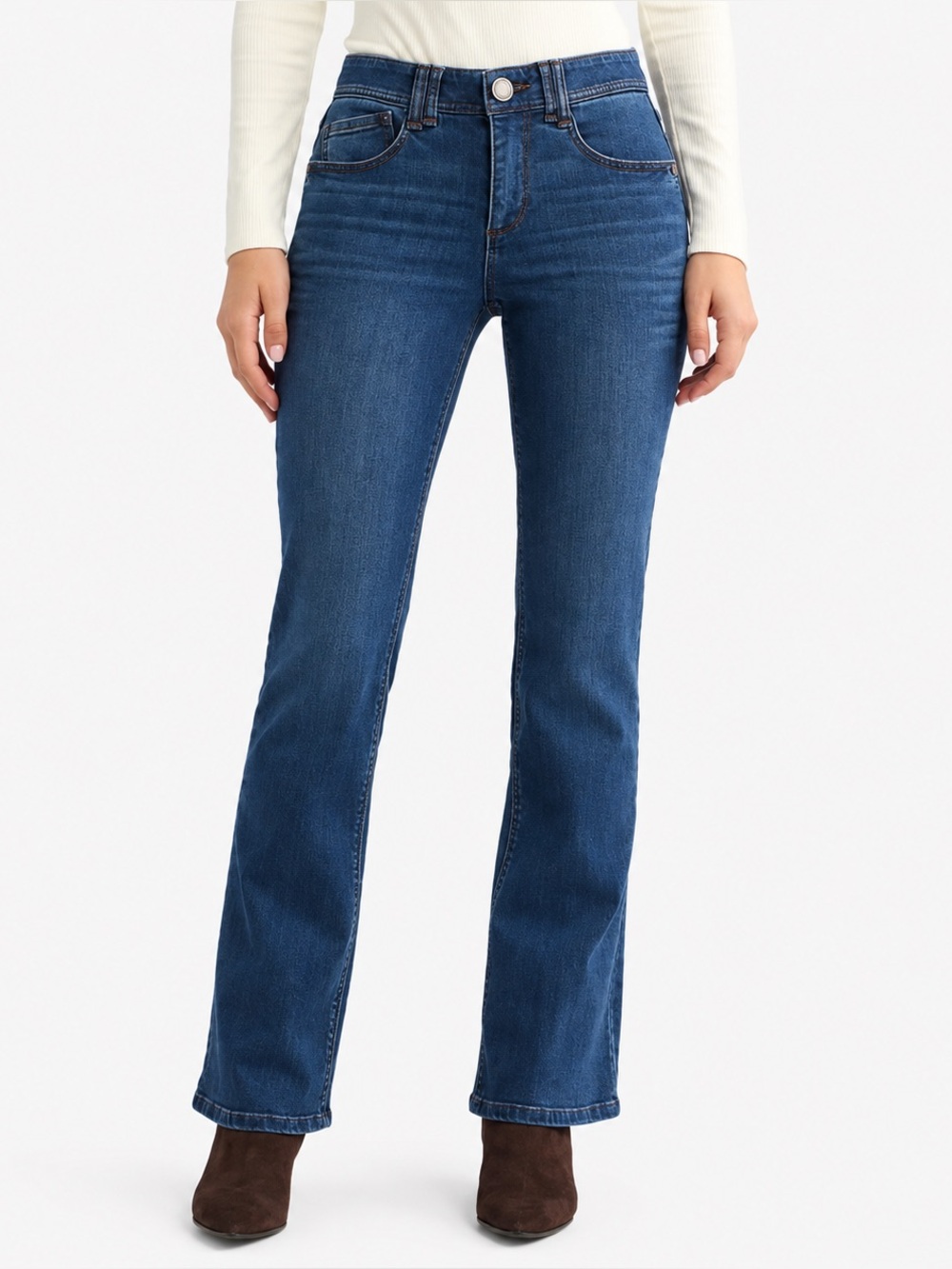 Wit & Wisdom Ab Solution High Rise Itty Bitty Boot Cut Jeans NWT